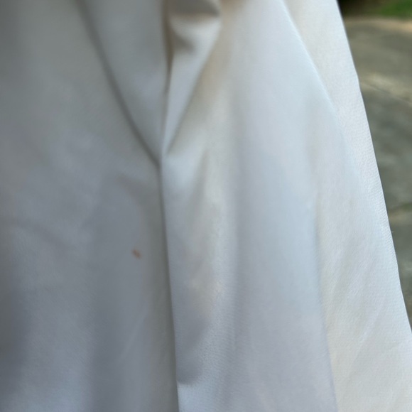 Vintage  Lilli Ann Adolph Schuman Women's White blouse has yellowing spotss - Picture 12 of 14